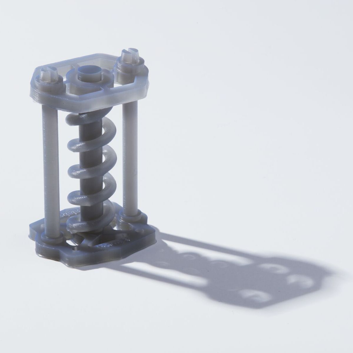 Sample part made from Tough 1500 Resin - spring