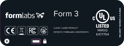 Шильдик Form 3